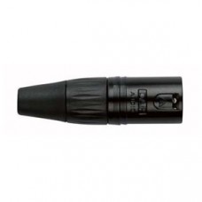 DAP Audio XLR Konektors 3 pin Male Melns korpuss